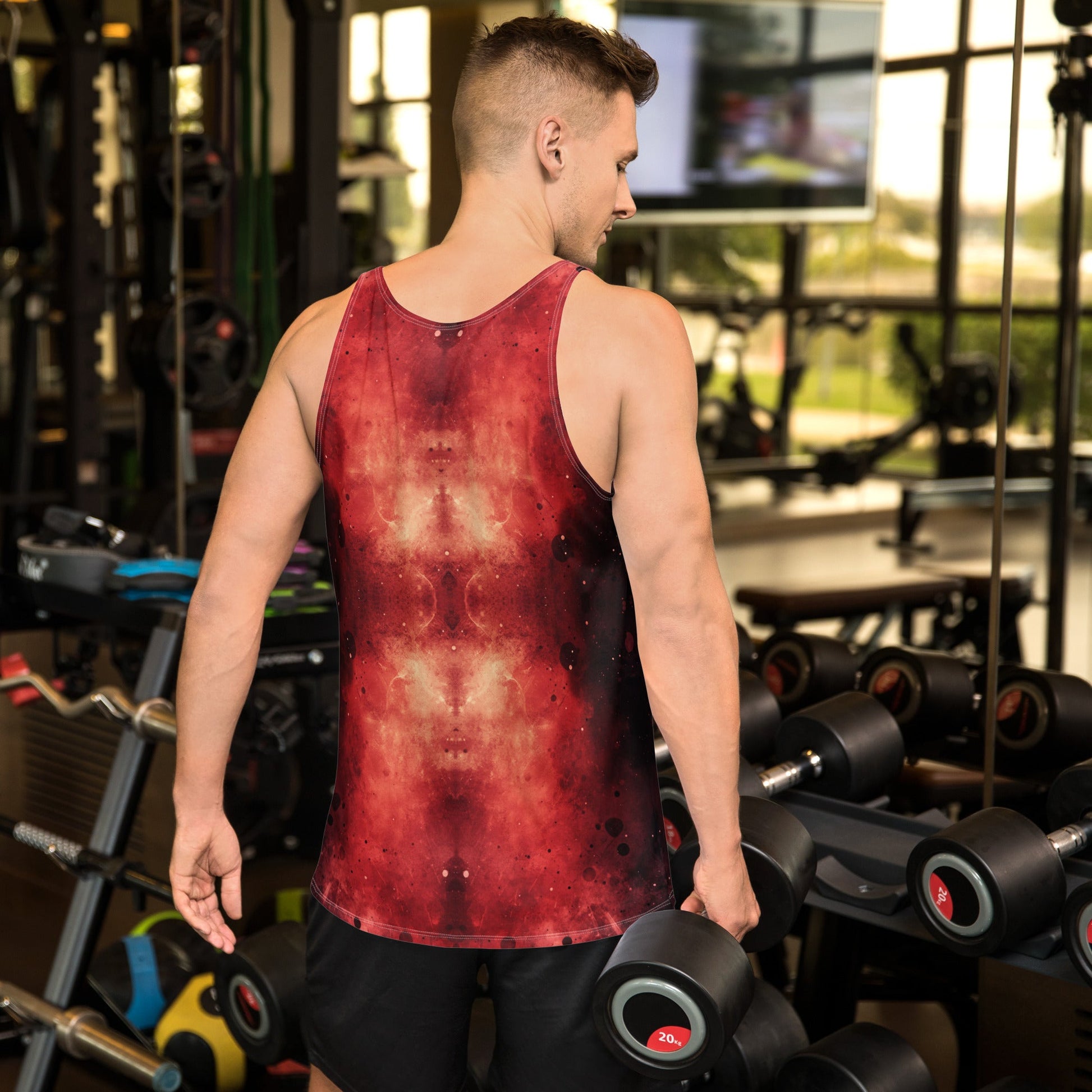Armed and Dangerous Tank Top Red/Black - AMDG Apparel